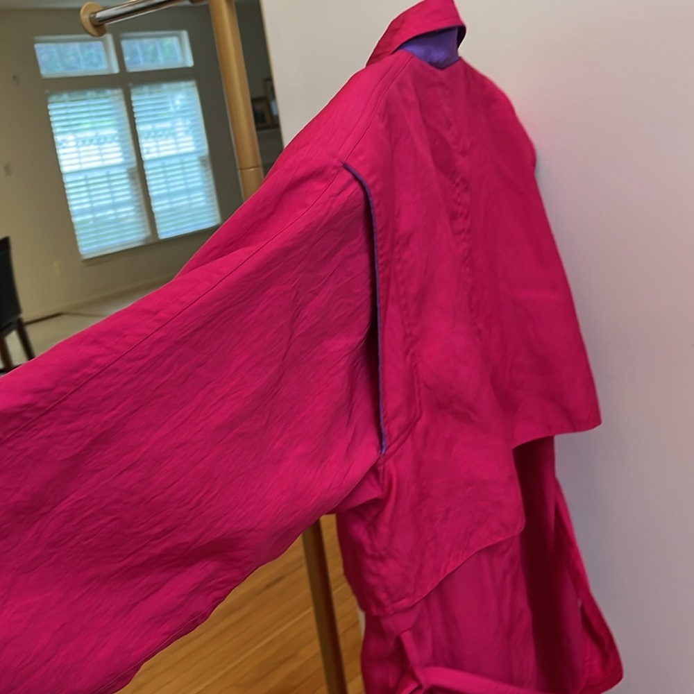 British Mist vintage trench coat size 7/8 - Picture 13 of 16